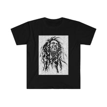 Cargar imagen en el visor de la galería, Mosaic Bob Marley Unisex Softstyle T-Shirt
