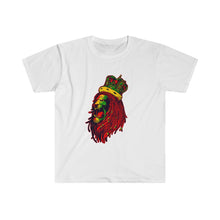 Cargar imagen en el visor de la galería, Rasta Lion King Unisex Softstyle T-Shirt
