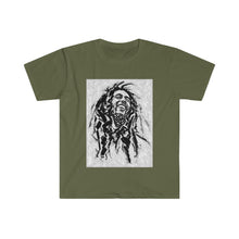 Cargar imagen en el visor de la galería, Mosaic Bob Marley Unisex Softstyle T-Shirt
