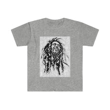 Cargar imagen en el visor de la galería, Mosaic Bob Marley Unisex Softstyle T-Shirt
