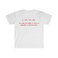 Load image into Gallery viewer, ERACISM Words in Red Unisex Softstyle T-Shirt
