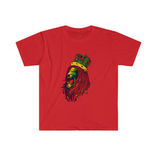 Cargar imagen en el visor de la galería, Rasta Lion King Unisex Softstyle T-Shirt
