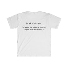 Load image into Gallery viewer, ERACISM Words in Black Unisex Softstyle T-Shirt
