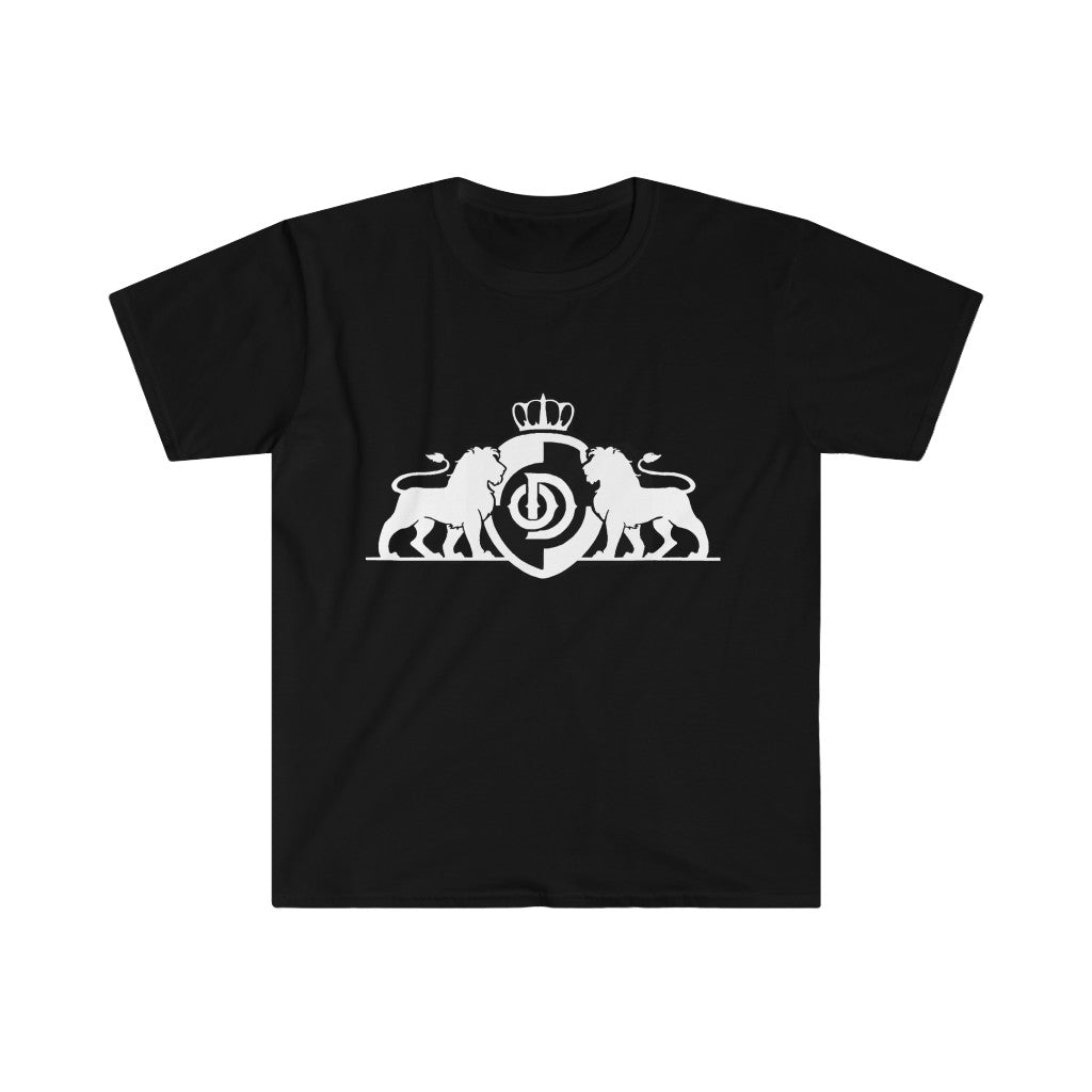 Lion crowned shield logo Unisex Softstyle T-Shirt