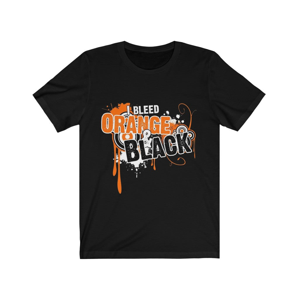 I bleed orange and black manual rams shirt