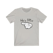 Load image into Gallery viewer, He’s mine pointing T-shirt
