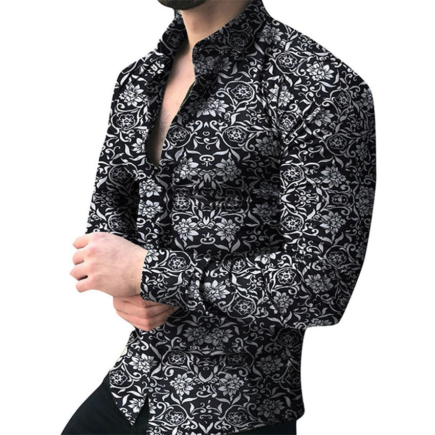 Long Sleeve Floral Shirts