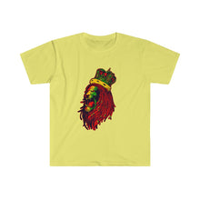 Carica l&#39;immagine nel visualizzatore di Gallery, Rasta Lion King Unisex Softstyle T-Shirt
