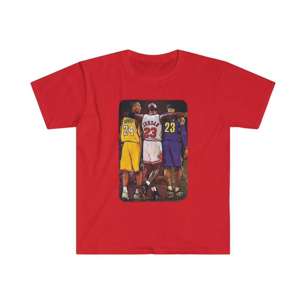 GOAT (Mike, Kobe & Lebron) Unisex Softstyle T-Shirt