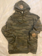 Load image into Gallery viewer, Camo hoodie with KingGreatly logo
