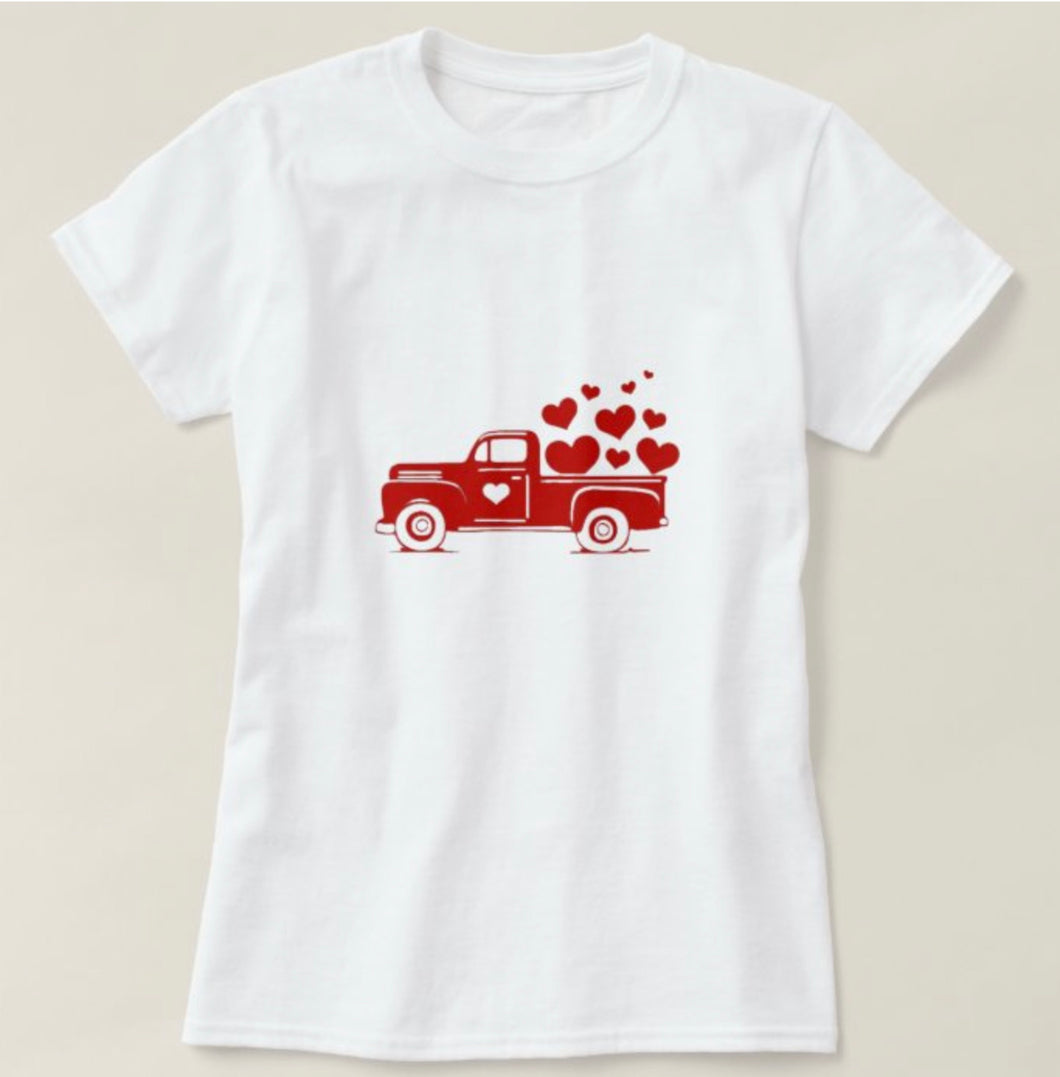 Valentine’s Day White T-shirt