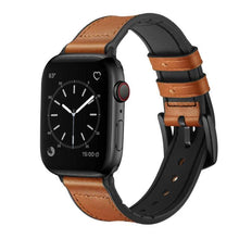 Carica l&#39;immagine nel visualizzatore di Gallery, Leather strap iWatch band
