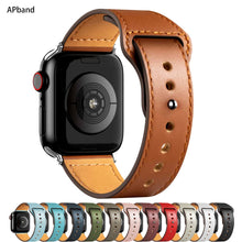 Load image into Gallery viewer, Leather iWatch bands various colors
