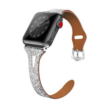 Carica l&#39;immagine nel visualizzatore di Gallery, Shiny Leather Glitter Women iWatch Bands
