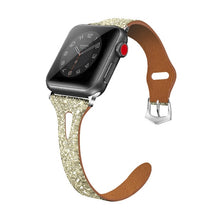 Load image into Gallery viewer, Shiny Leather Glitter Women iWatch Bands
