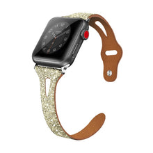 Load image into Gallery viewer, Shiny Leather Glitter Women iWatch Bands
