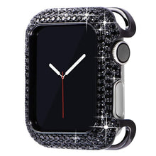 Cargar imagen en el visor de la galería, Protective Cover Case for Apple Watch iWatch Copper Shiny Rhinestone
